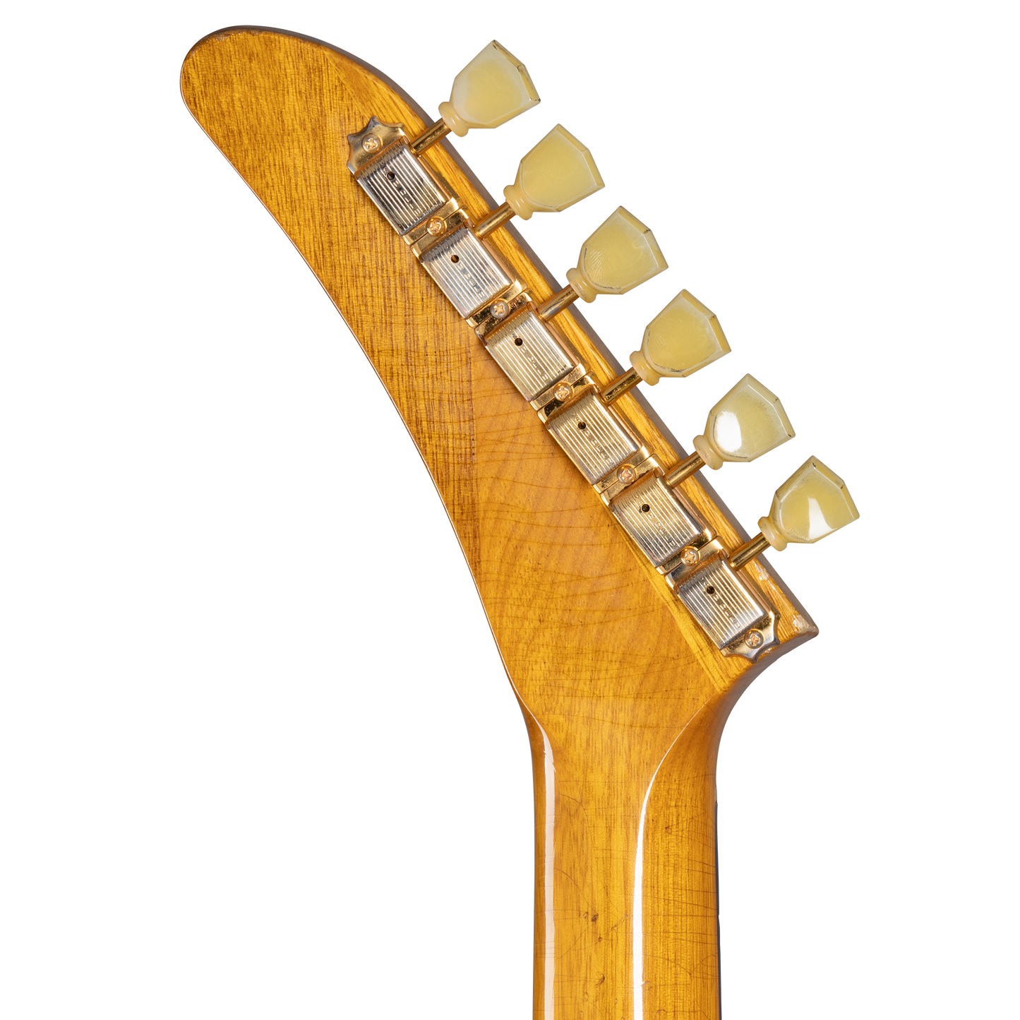 Gibson Custom 58 Korina Explorer Brazilian Rosewood Fingerboard, Aged Natural Electric Guitar Gibson Custom
