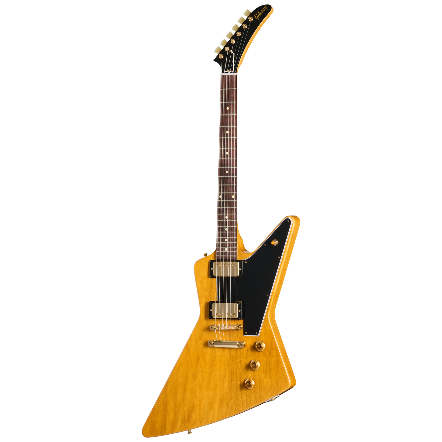 Gibson Custom 1958 Korina Explorer Reissue, VOS, Natural Electric Guitar Gibson Custom