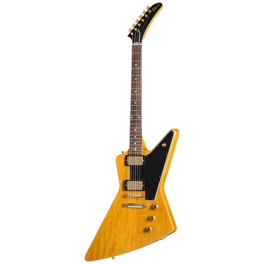 Gibson Custom 1958 Korina Explorer Reissue, VOS, Natural Electric Guitar Gibson Custom