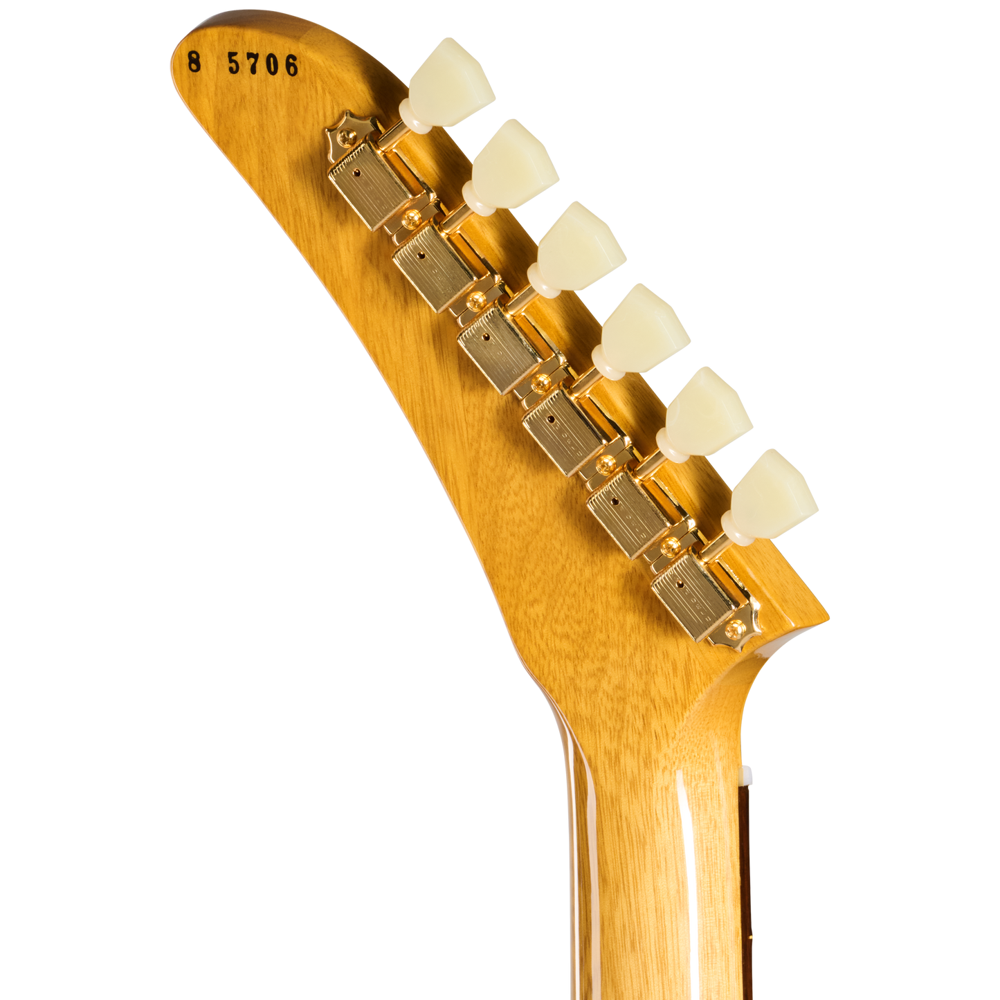 Gibson Custom 1958 Korina Explorer Reissue, VOS, Natural Electric Guitar Gibson Custom