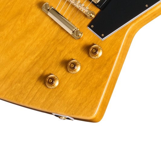 Gibson Custom 1958 Korina Explorer Reissue, VOS, Natural Electric Guitar Gibson Custom