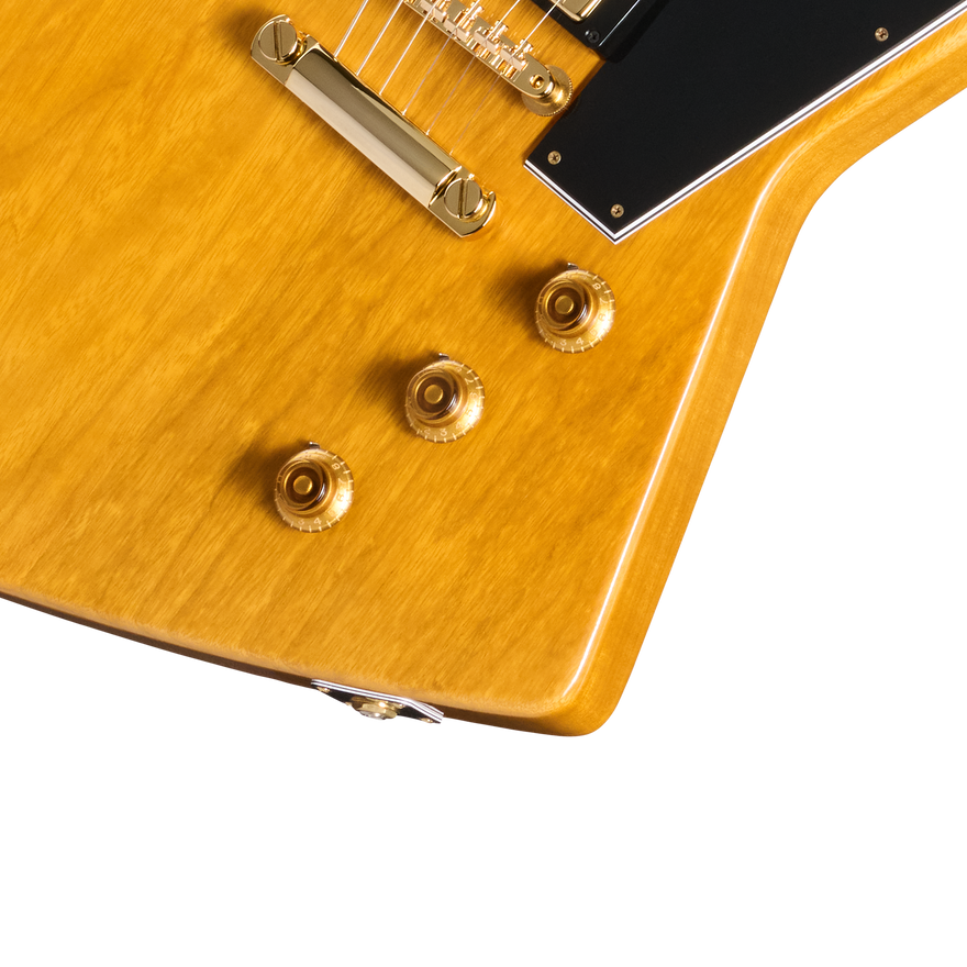 Gibson Custom 1958 Korina Explorer Reissue, VOS, Natural Electric Guitar Gibson Custom