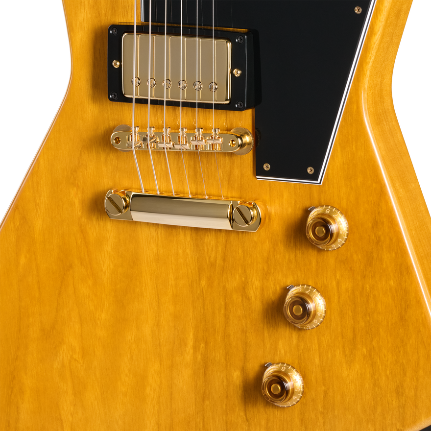 Gibson Custom 1958 Korina Explorer Reissue, VOS, Natural Electric Guitar Gibson Custom