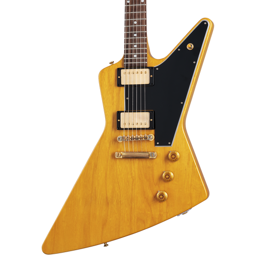 Gibson Custom 1958 Korina Explorer Reissue, VOS, Natural Electric Guitar Gibson Custom