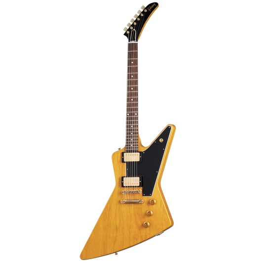 Gibson Custom 1958 Korina Explorer Reissue, VOS, Natural Electric Guitar Gibson Custom