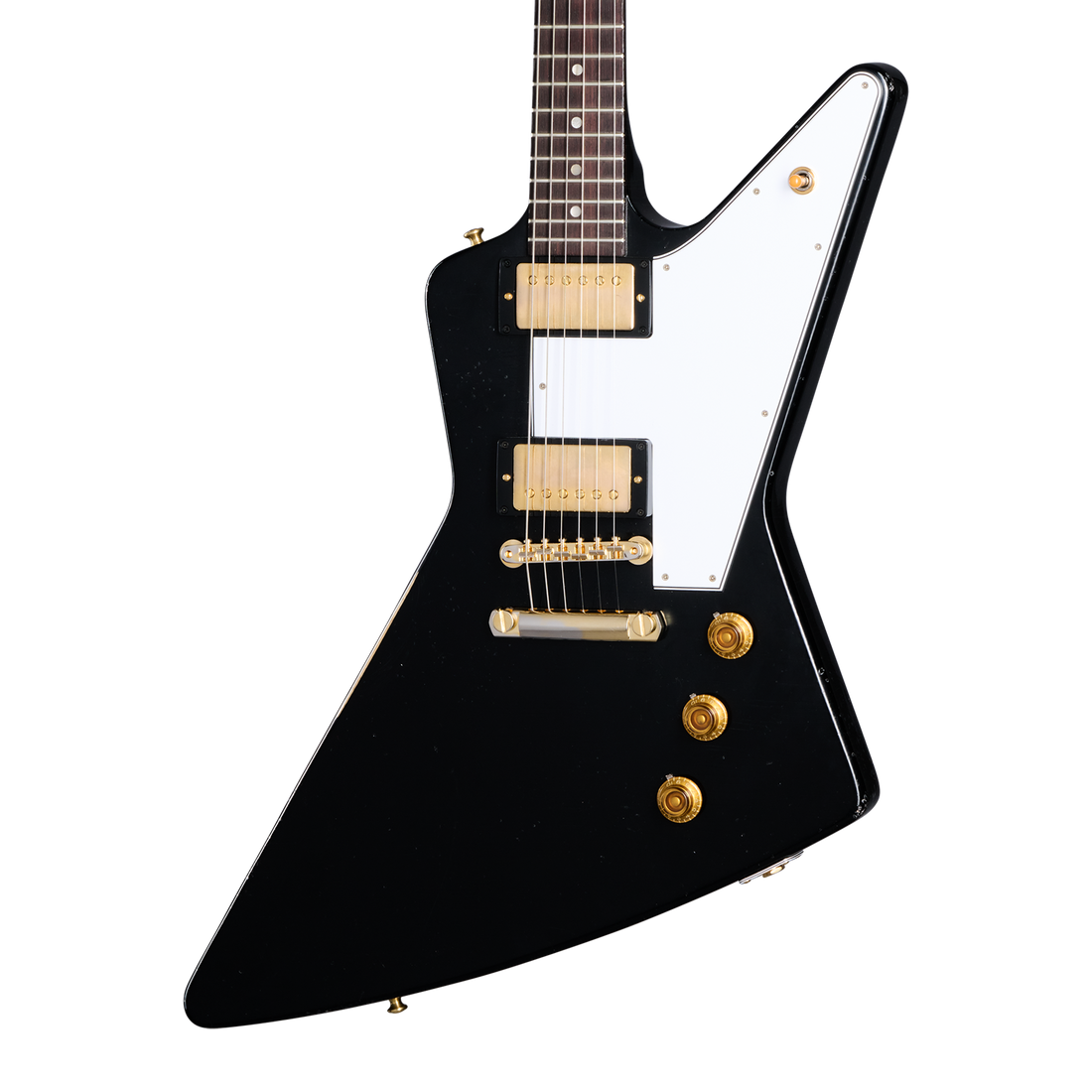 Gibson Custom 1958 Korina Explorer Reissue, Light Aged, Ebony Electric Guitar Gibson Custom