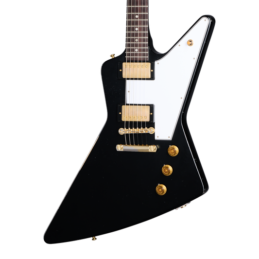 Gibson Custom 1958 Korina Explorer Reissue, Light Aged, Ebony Electric Guitar Gibson Custom