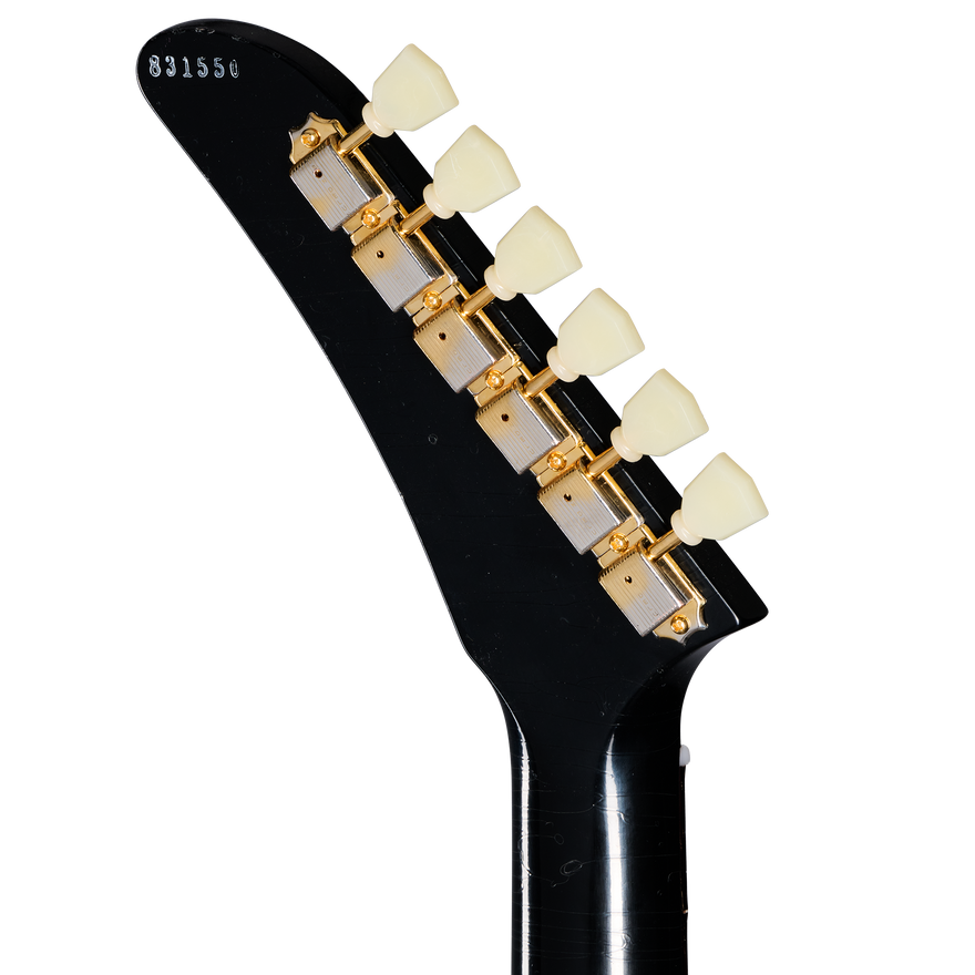 Gibson Custom 1958 Korina Explorer Reissue, Light Aged, Ebony Electric Guitar Gibson Custom