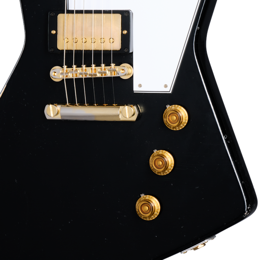 Gibson Custom 1958 Korina Explorer Reissue, Light Aged, Ebony Electric Guitar Gibson Custom