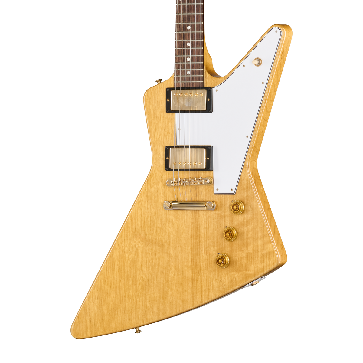 Gibson Custom 1958 Korina Explorer Reissue, VOS, Natural Electric Guitar Gibson Custom