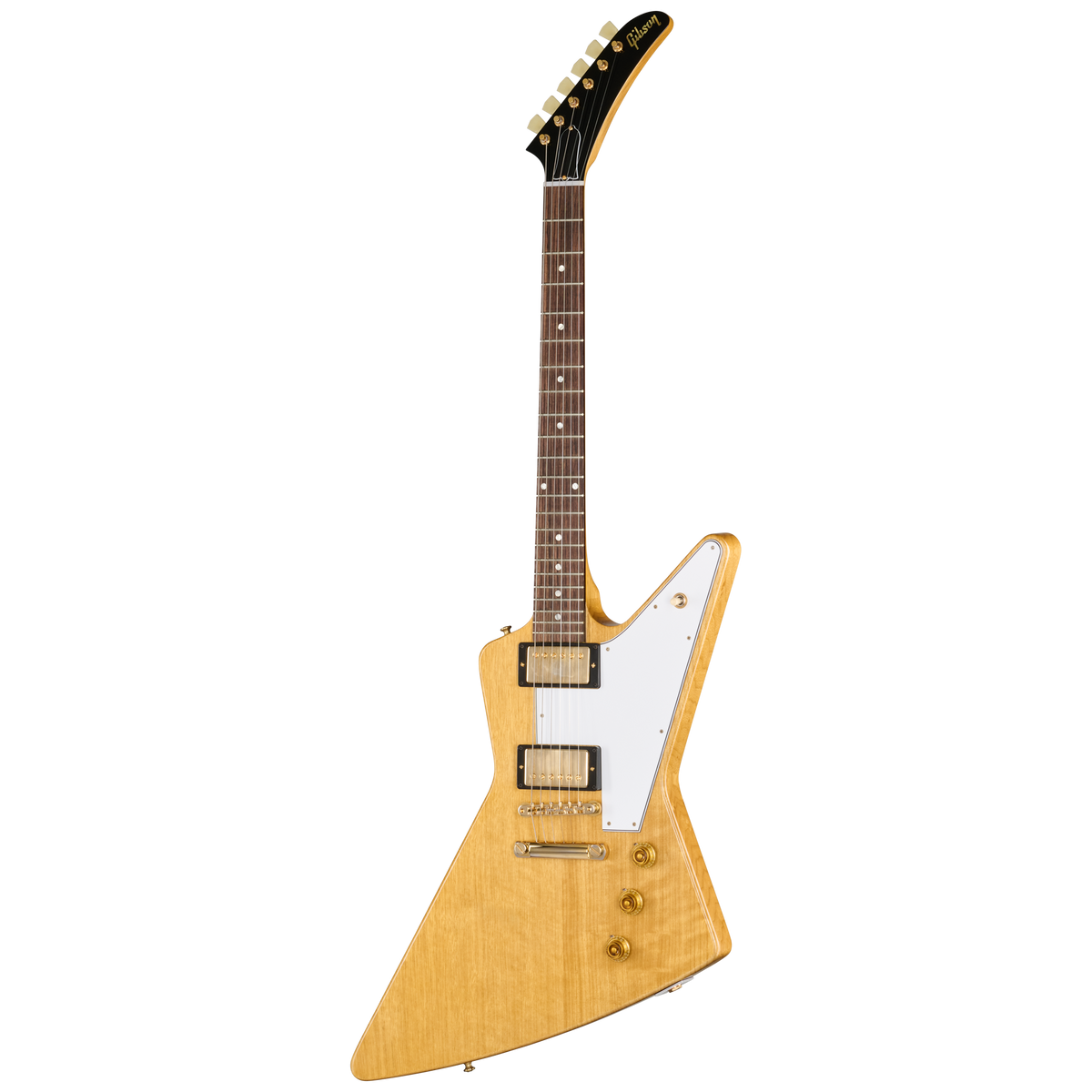 Gibson Custom 1958 Korina Explorer Reissue, VOS, Natural Electric Guitar Gibson Custom