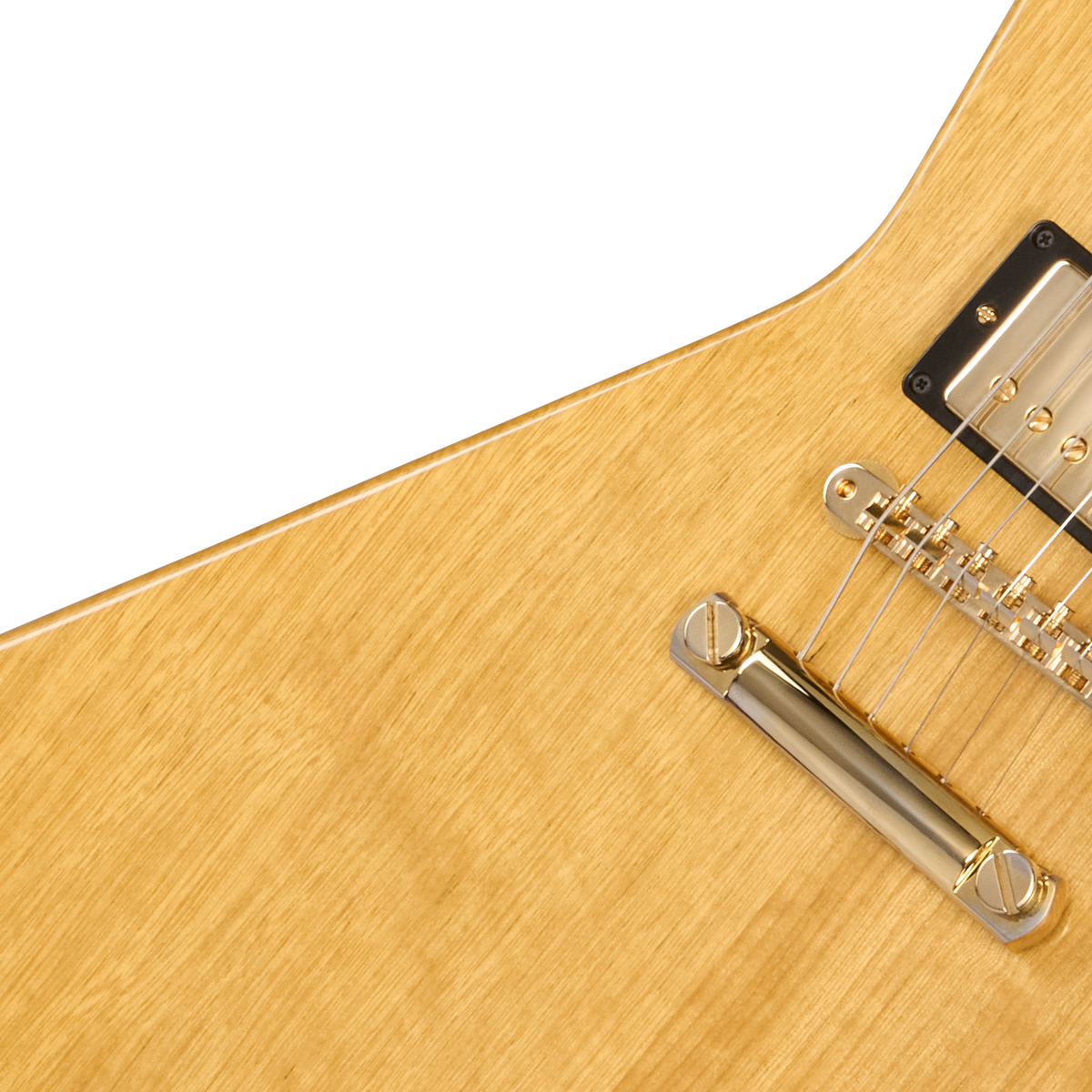 Gibson Custom 1958 Korina Explorer Reissue, VOS, Natural Electric Guitar Gibson Custom