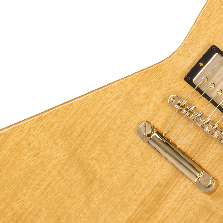 Gibson Custom 1958 Korina Explorer Reissue, VOS, Natural Electric Guitar Gibson Custom
