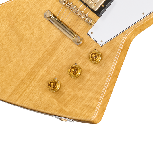 Gibson Custom 1958 Korina Explorer Reissue, VOS, Natural Electric Guitar Gibson Custom