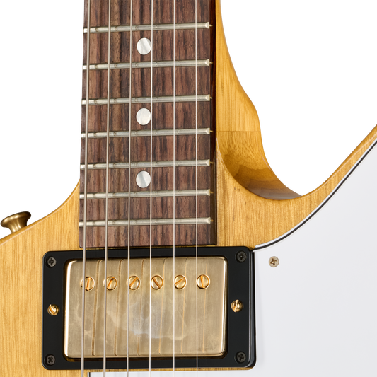 Gibson Custom 1958 Korina Explorer Reissue, VOS, Natural Electric Guitar Gibson Custom