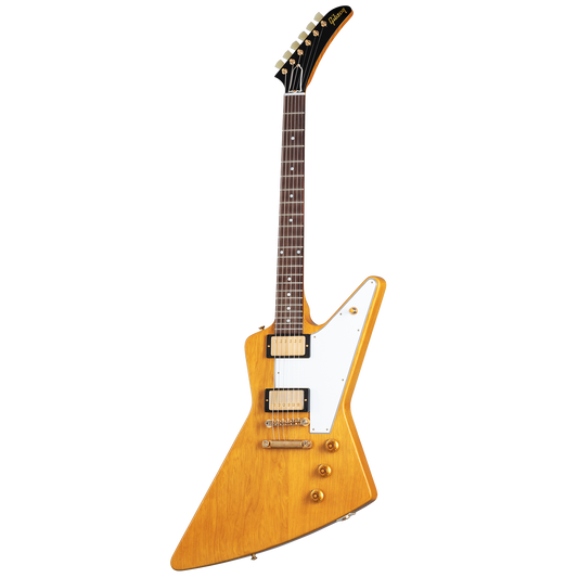 Gibson Custom 1958 Korina Explorer Reissue, VOS, Natural Electric Guitar Gibson Custom