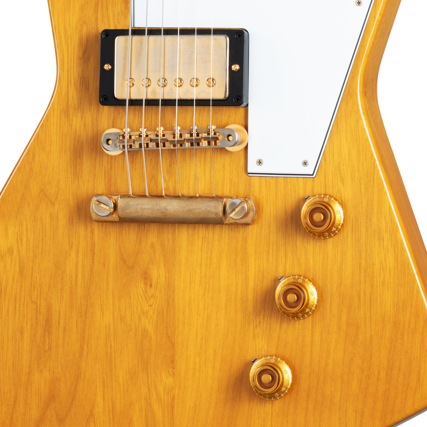Gibson Custom 1958 Korina Explorer Reissue, VOS, Natural Electric Guitar Gibson Custom