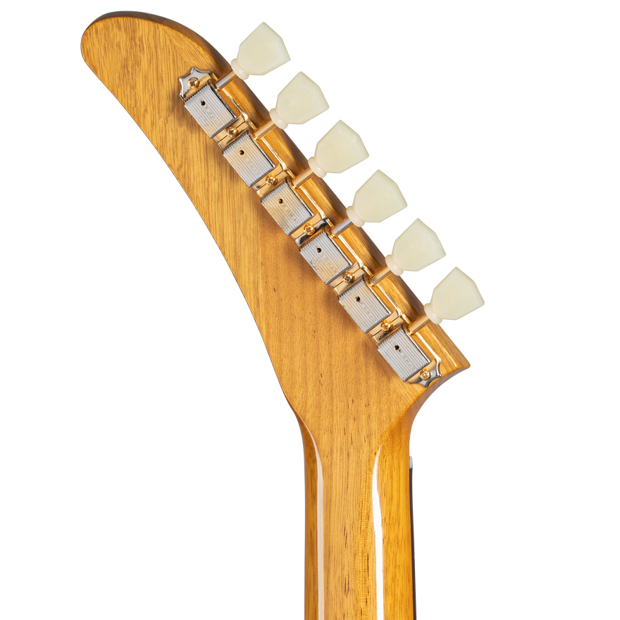 Gibson Custom 1958 Korina Explorer Reissue, VOS, Natural Electric Guitar Gibson Custom