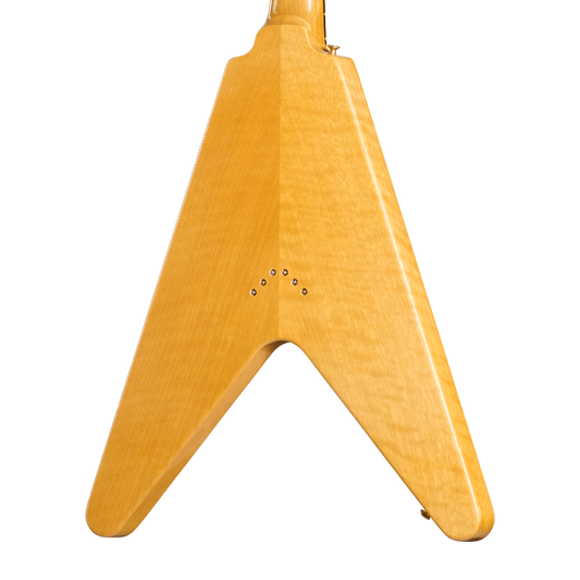 Gibson Custom 1958 Korina Flying V Reissue, VOS, Natural Electric Guitar Gibson Custom
