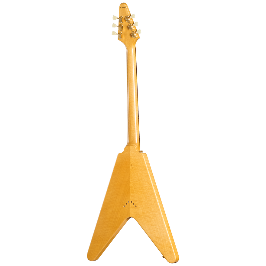 Gibson Custom 1958 Korina Flying V Reissue, VOS, Natural Electric Guitar Gibson Custom
