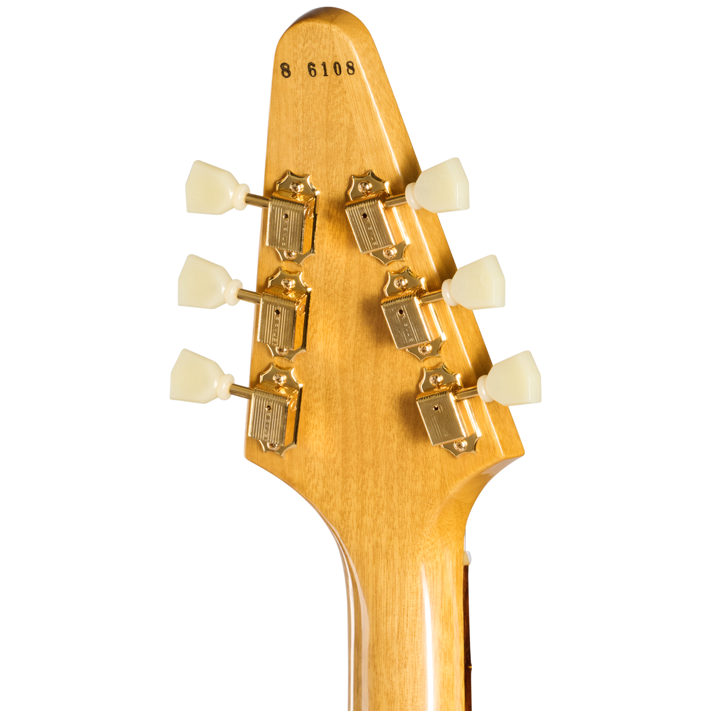 Gibson Custom 1958 Korina Flying V Reissue, VOS, Natural Electric Guitar Gibson Custom