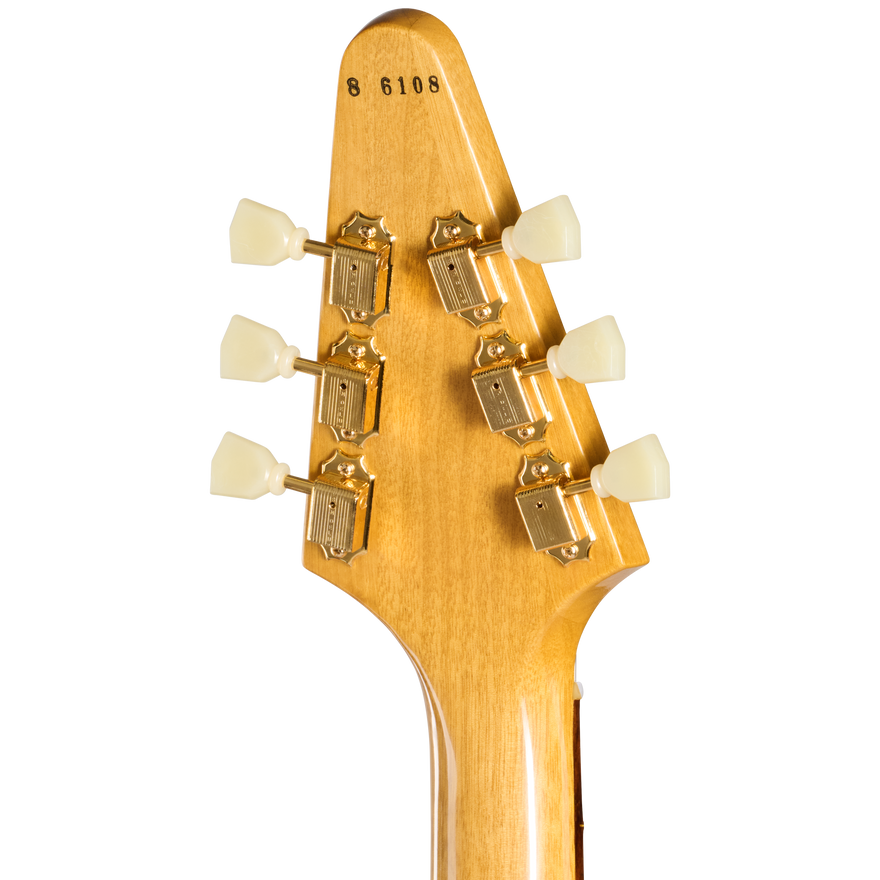 Gibson Custom 1958 Korina Flying V Reissue, VOS, Natural Electric Guitar Gibson Custom