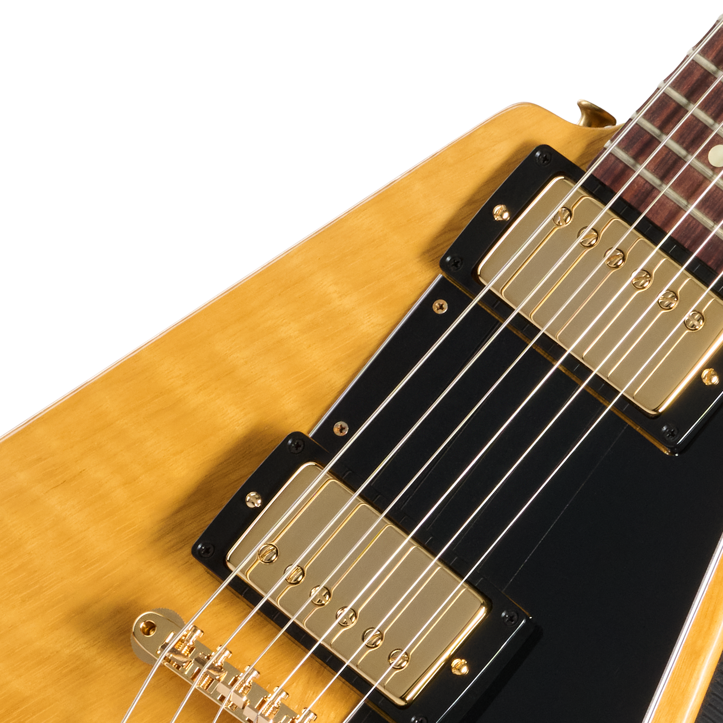 Gibson Custom 1958 Korina Flying V Reissue, VOS, Natural Electric Guitar Gibson Custom