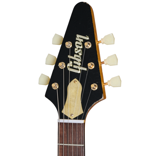 Gibson Custom Joe Bonamassa "Amos" 1958 Flying V Collector's Edition, Antique Natural Electric Guitar Gibson Custom