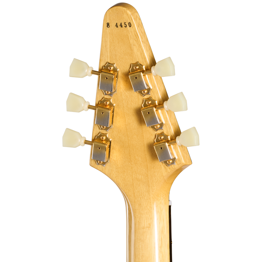 Gibson Custom 1958 Korina Flying V Reissue, Natural Electric Guitar Gibson Custom