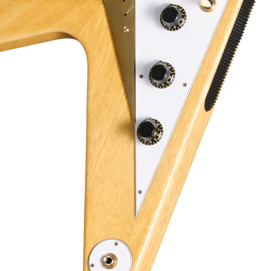 Gibson Custom 1958 Korina Flying V Reissue, Natural Electric Guitar Gibson Custom