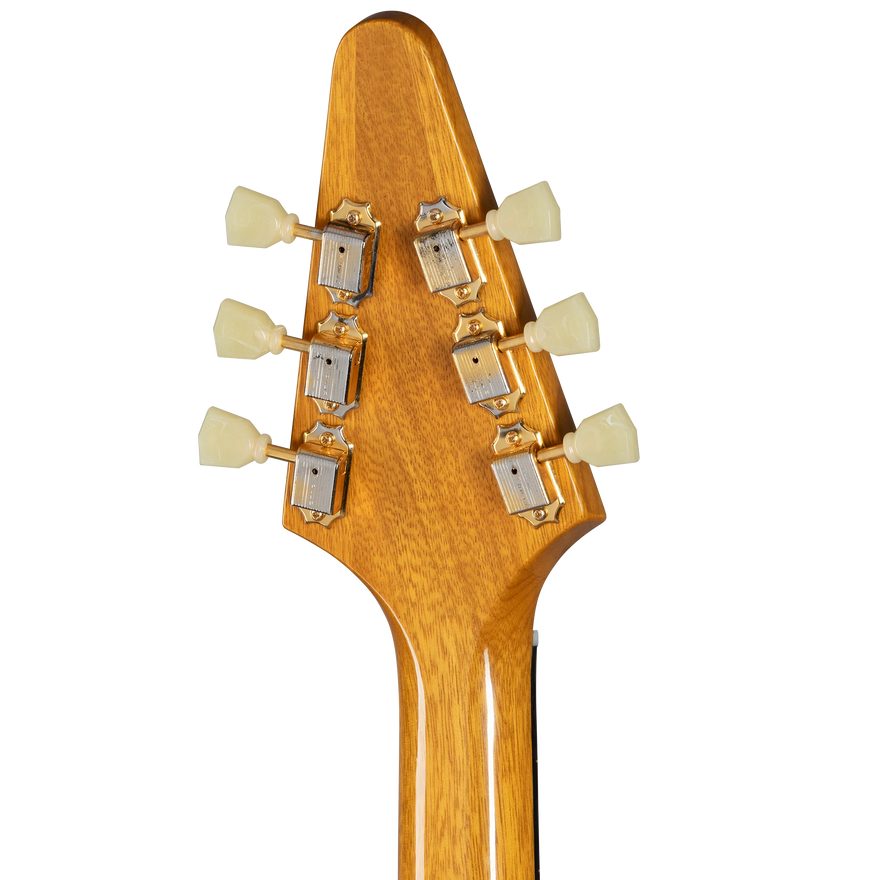 Gibson Custom 1958 Korina Flying V Reissue, Natural Electric Guitar Gibson Custom