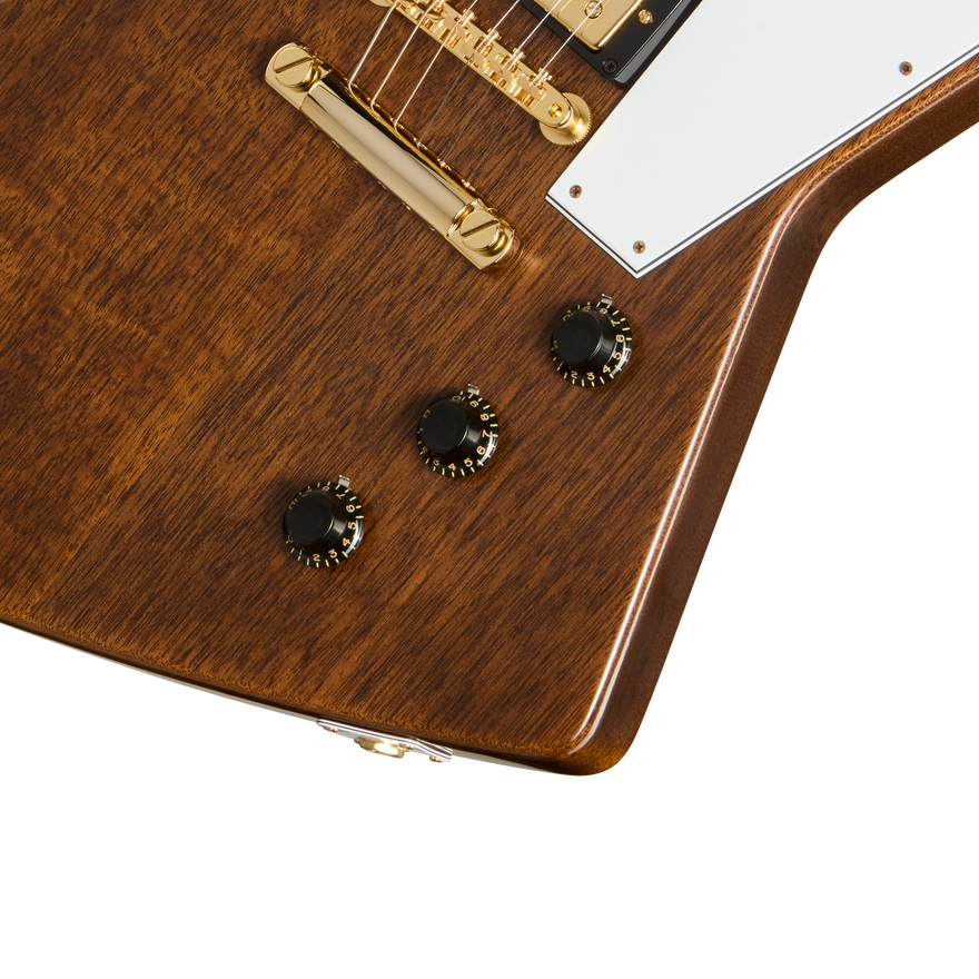 Gibson Custom 1958 Mahogany Explorer Reissue, VOS, Antique Natural Electric Guitar Gibson Custom