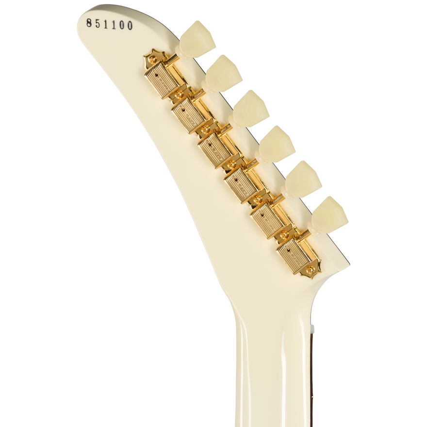 Gibson Custom 1958 Mahogany Explorer Reissue, VOS, Classic White Gibson