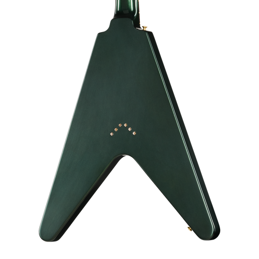 Gibson Custom 1958 Mahogany Flying V Reissue, VOS, British Racing Green Electric Guitar Gibson Custom