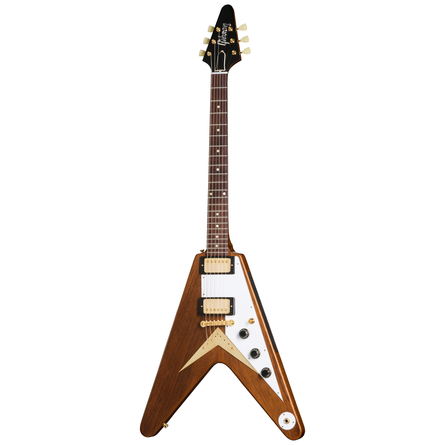 Gibson Custom 1958 Mahogany Flying V Reissue, VOS, Antique Natural Electric Guitar Gibson Custom
