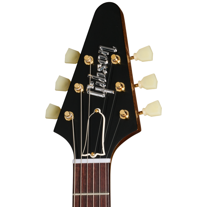 Gibson Custom 1958 Mahogany Flying V Reissue, VOS, Antique Natural Electric Guitar Gibson Custom