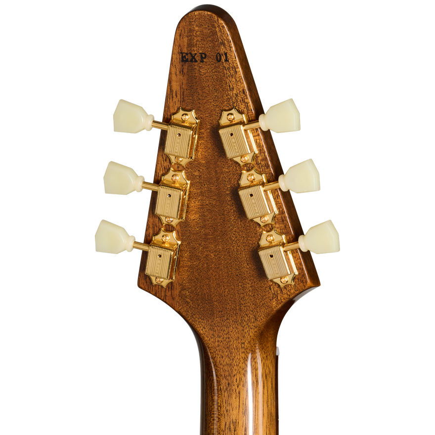 Gibson Custom 1958 Mahogany Flying V Reissue, VOS, Antique Natural Electric Guitar Gibson Custom