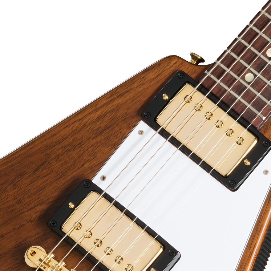Gibson Custom 1958 Mahogany Flying V Reissue, VOS, Antique Natural Electric Guitar Gibson Custom