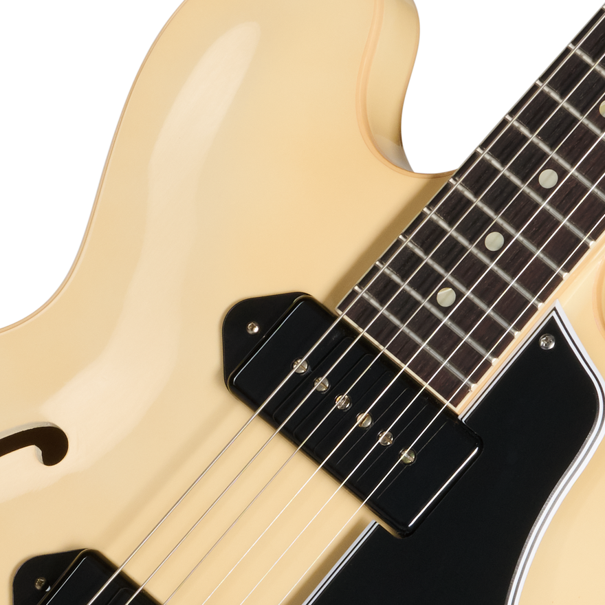 Gibson Custom LE 1959 ES-330 Reissue with Bigsby, VOS, Antique White Electric Guitar Gibson Custom