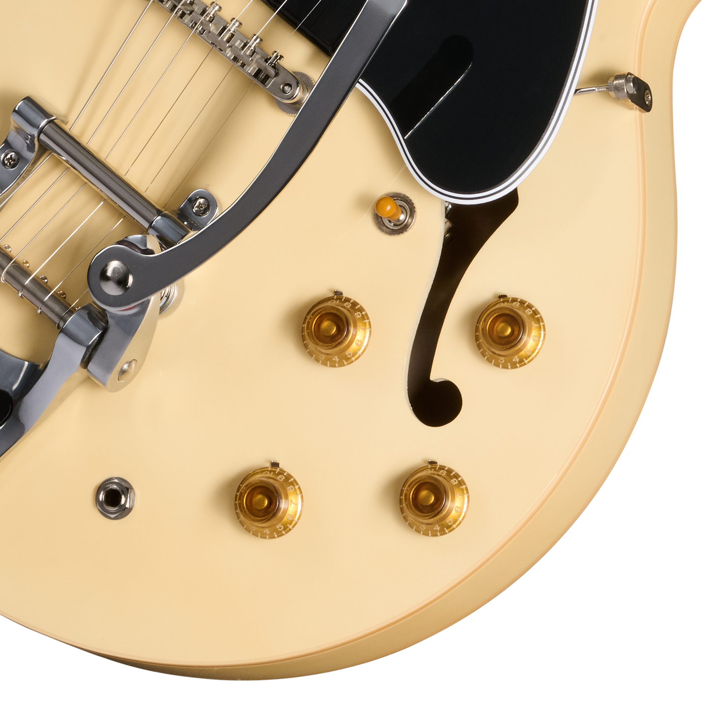 Gibson Custom LE 1959 ES-330 Reissue with Bigsby, VOS, Antique White Electric Guitar Gibson Custom