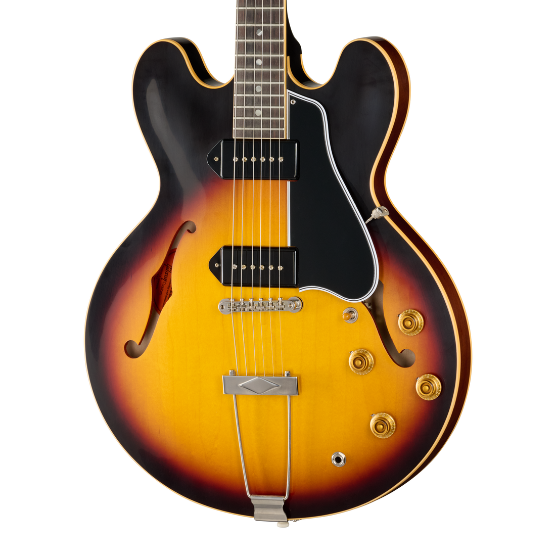 Gibson Custom 1959 ES-330 Reissue, VOS, Vintage Burst Electric Guitar Gibson Custom
