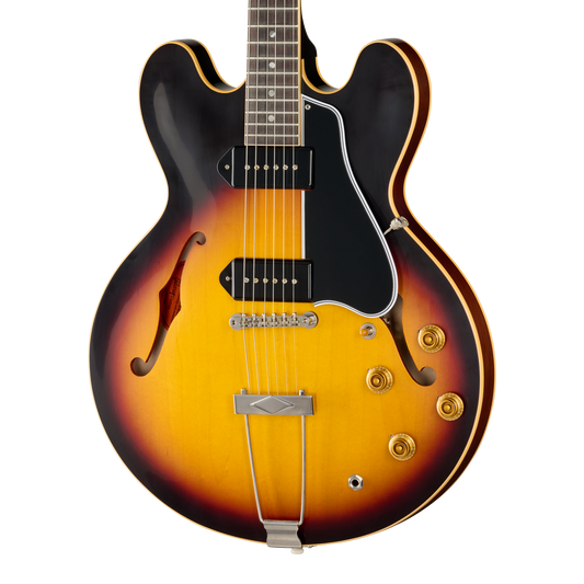 Gibson Custom 1959 ES-330 Reissue, VOS, Vintage Burst Electric Guitar Gibson Custom