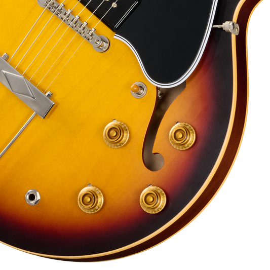 Gibson Custom 1959 ES-330 Reissue, VOS, Vintage Burst Electric Guitar Gibson Custom