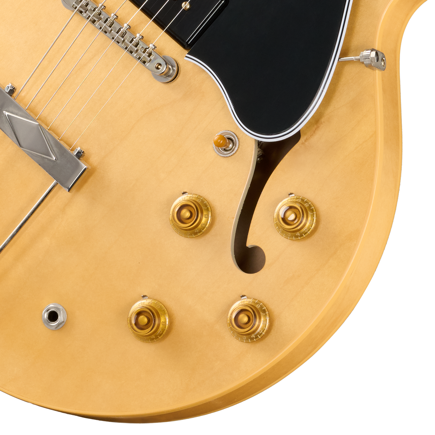 Gibson Custom 1959 ES-330 Reissue, VOS, Vintage Natural Electric Guitar Gibson Custom