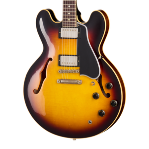 Gibson Custom 1959 ES-335 Reissue, Light Aged, Vintage Sunburst Electric Guitar Gibson Custom