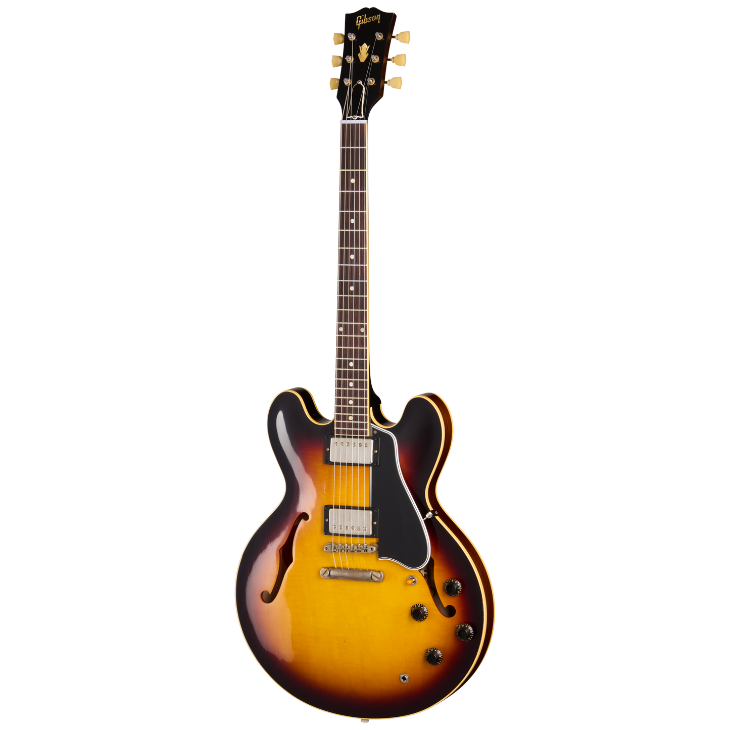 Gibson Custom 1959 ES-335 Reissue, Light Aged, Vintage Sunburst Electric Guitar Gibson Custom
