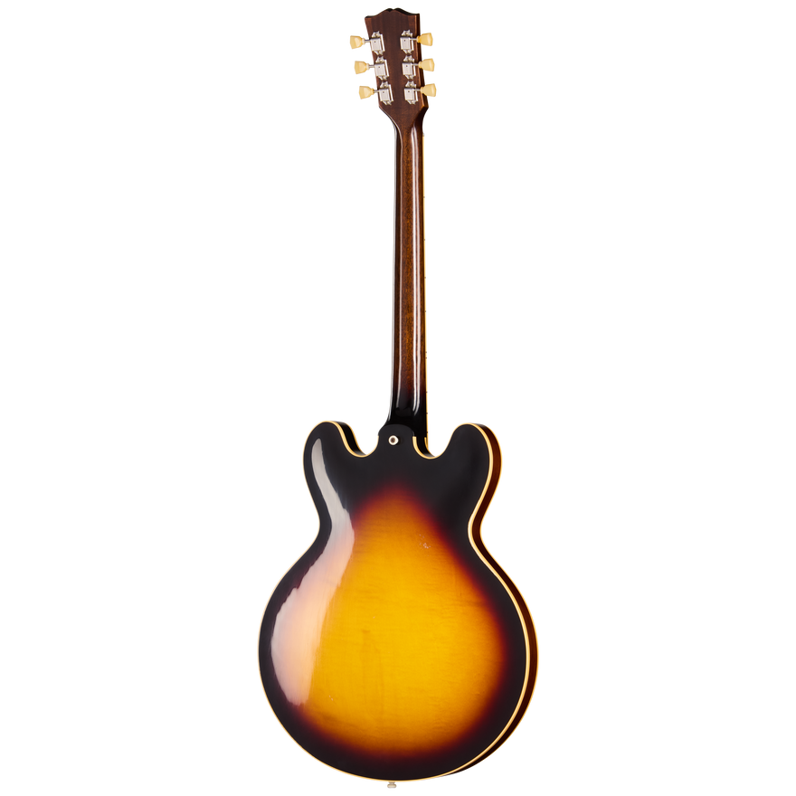 Gibson Custom 1959 ES-335 Reissue, Light Aged, Vintage Sunburst Electric Guitar Gibson Custom