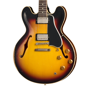 Gibson Custom 1959 ES-335 Reissue, Ultra Heavy Aged, Vintage Burst Electric Guitar Gibson Custom