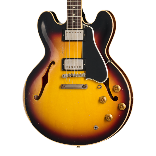 Gibson Custom 1959 ES-335 Reissue, Ultra Heavy Aged, Vintage Burst Electric Guitar Gibson Custom