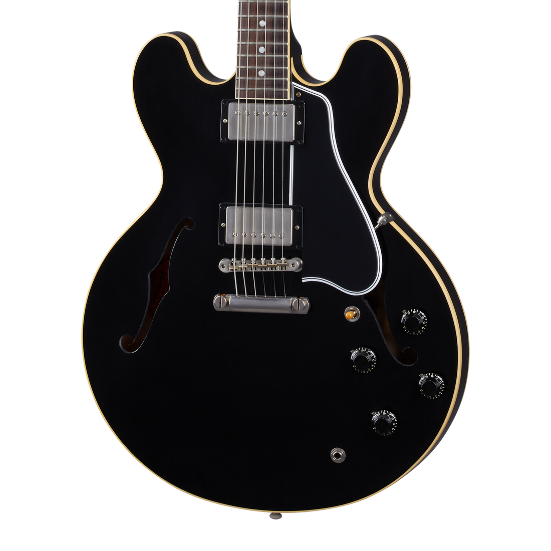 Gibson Custom 1959 ES-335 Reissue, Ultra Light Aged, Ebony Electric Guitar Gibson Custom